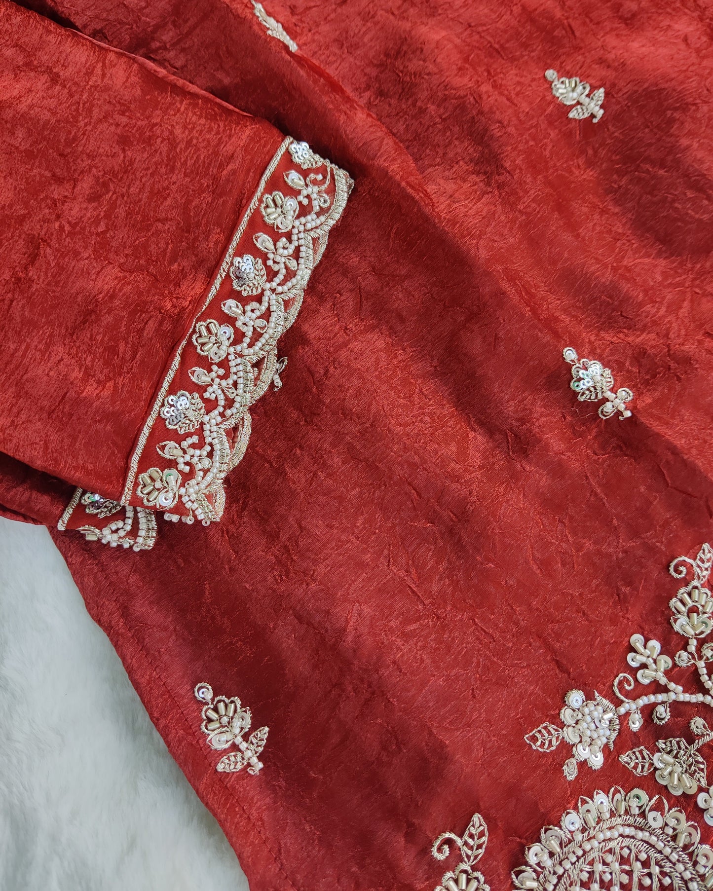 Zareen Soft Fendi Silk- Set 01