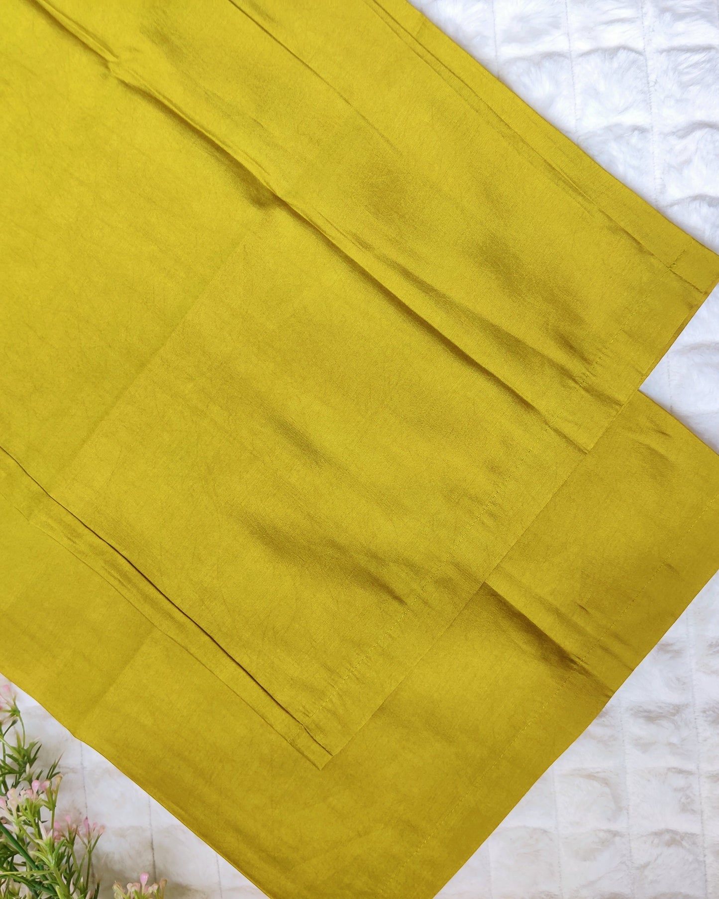 The High Class Fit-  Green Premium Silk Suit Set