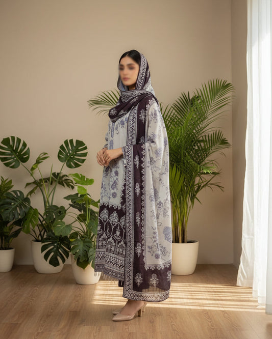 Begum's Choice - Luxurious Silk Pakistani Suit Set