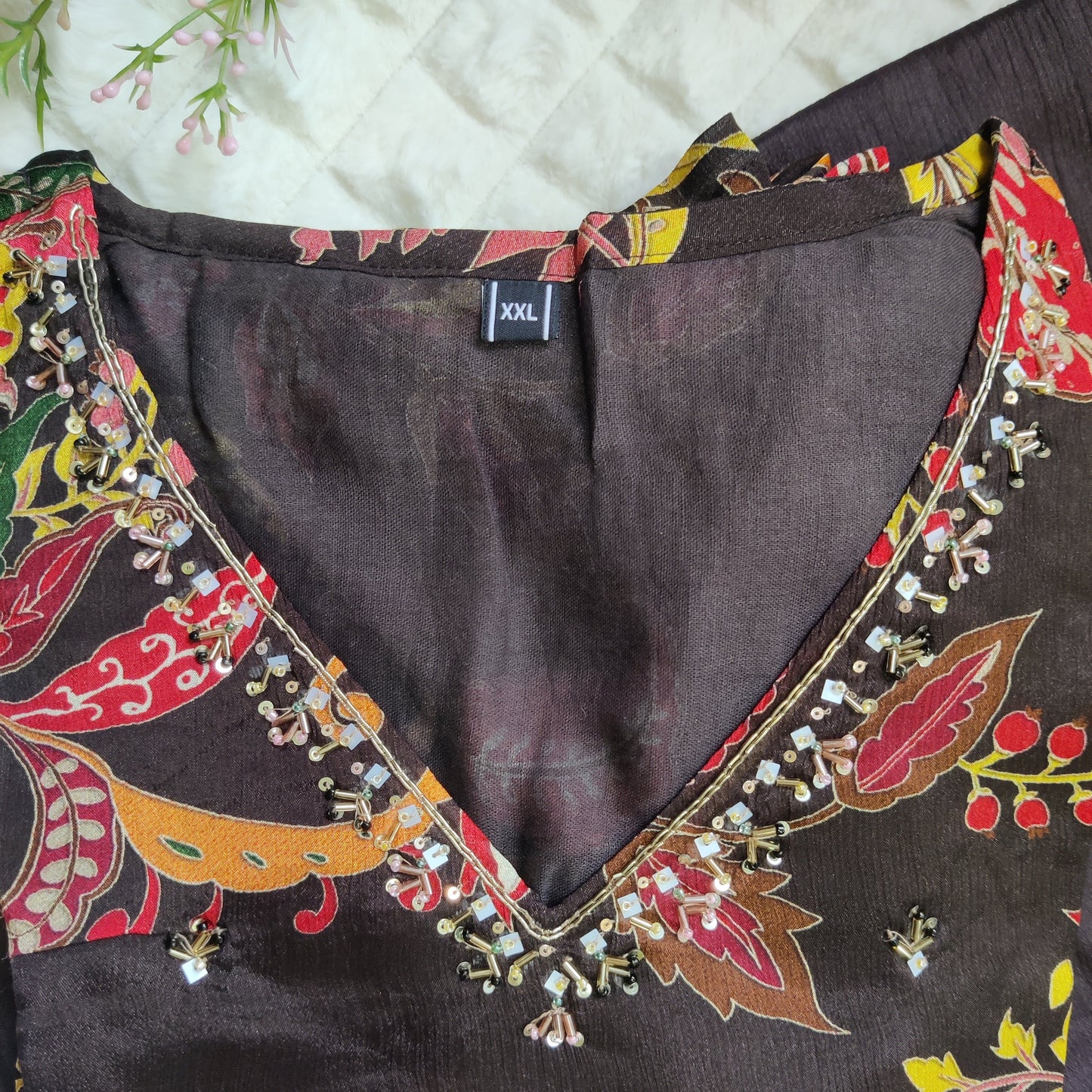 Perfect Brown - Pure Chinon Suit Set