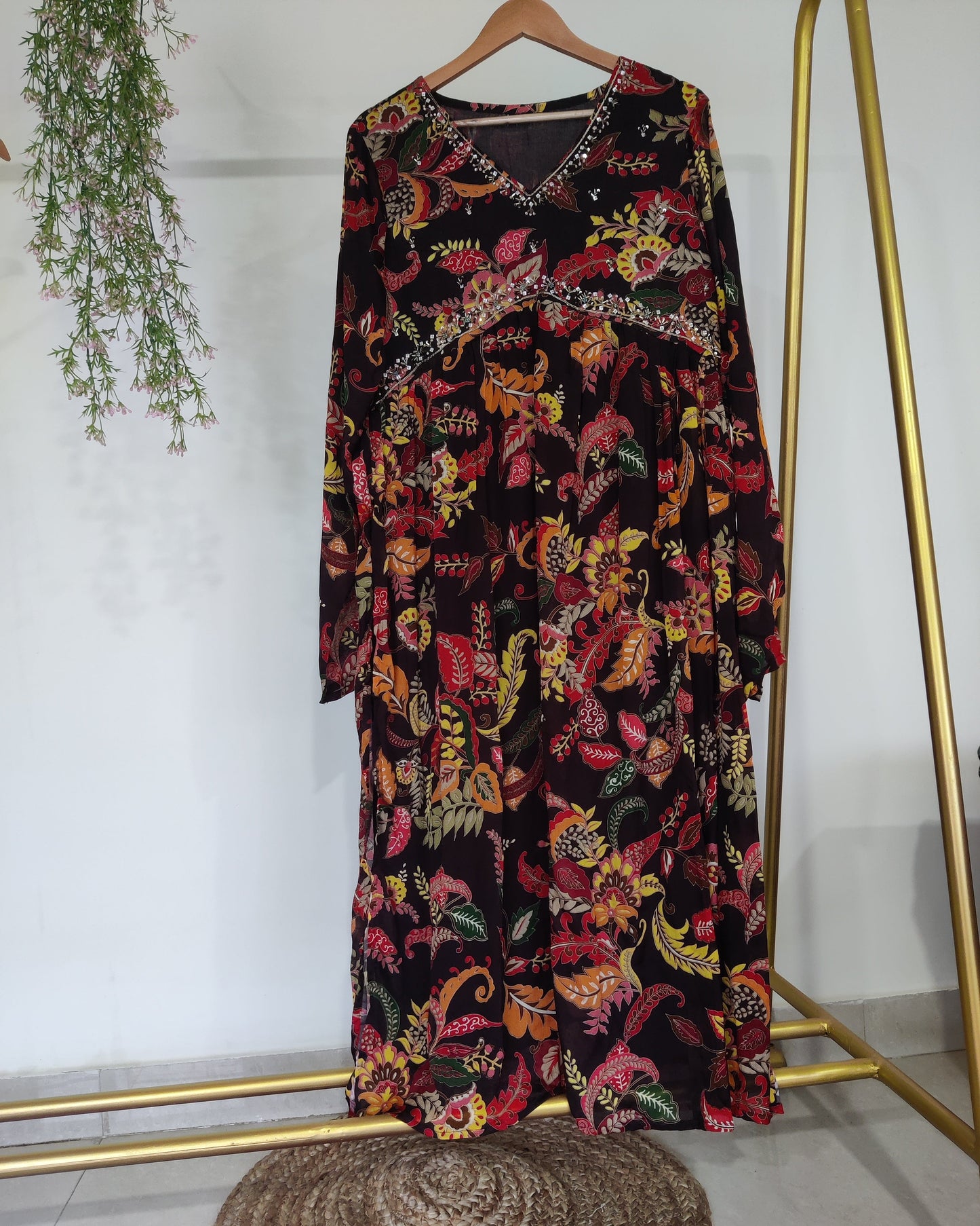 Perfect Brown - Pure Chinon Suit Set