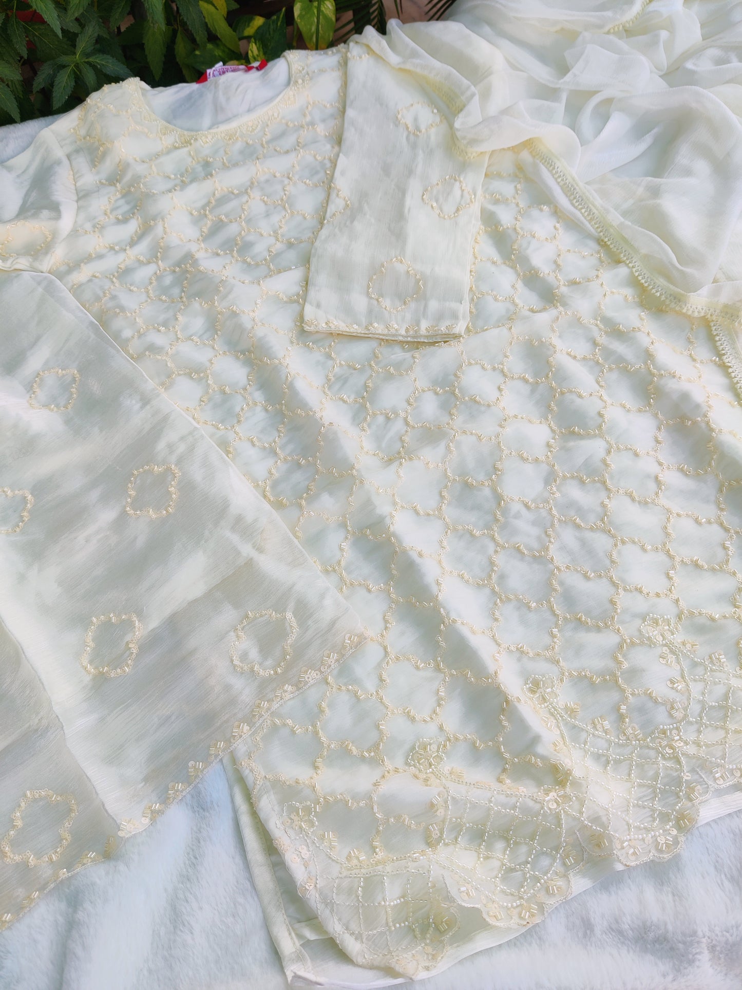 Zara Fendi Silk Suit Set-02