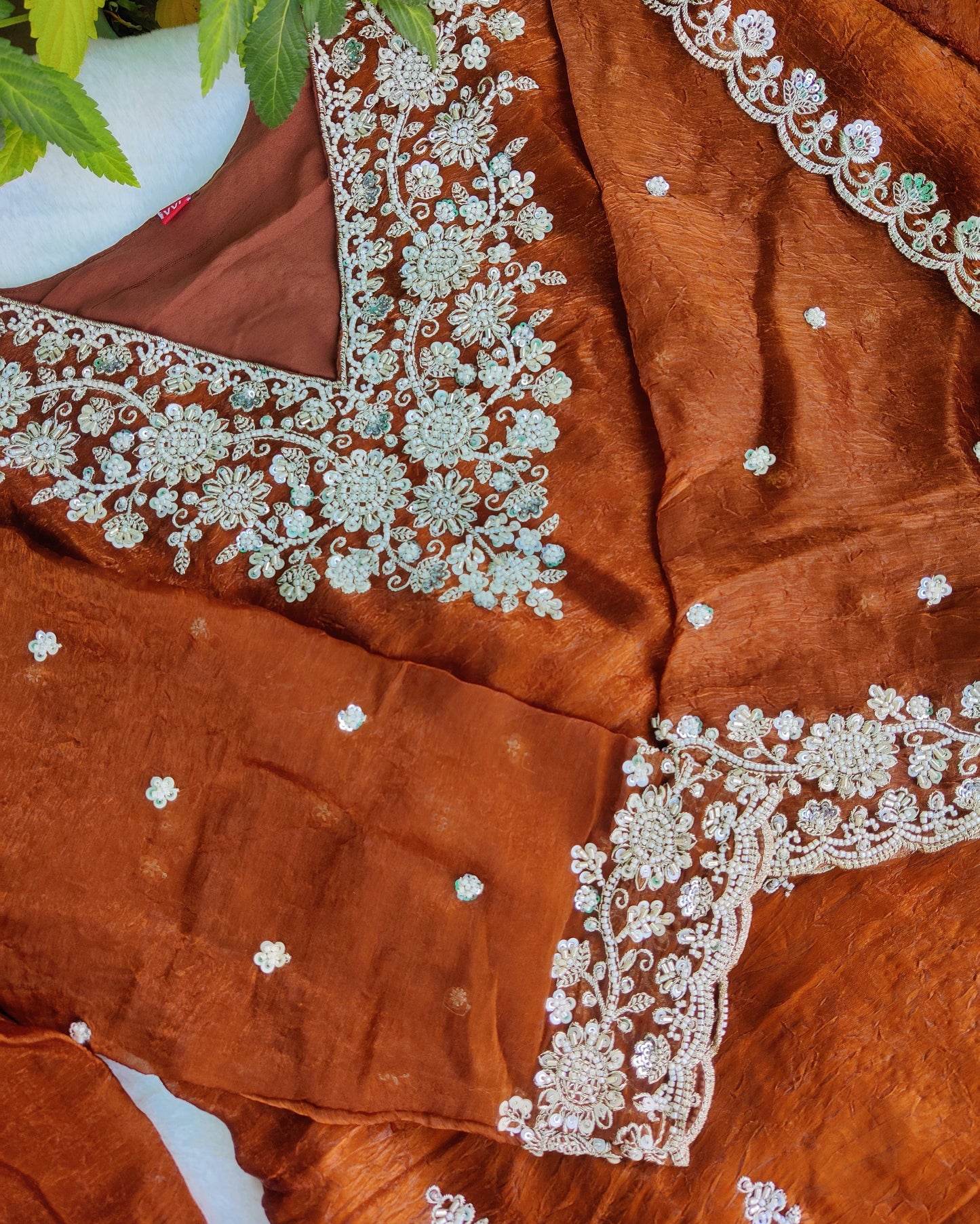 Zareen Soft Fendi Silk- Set 03