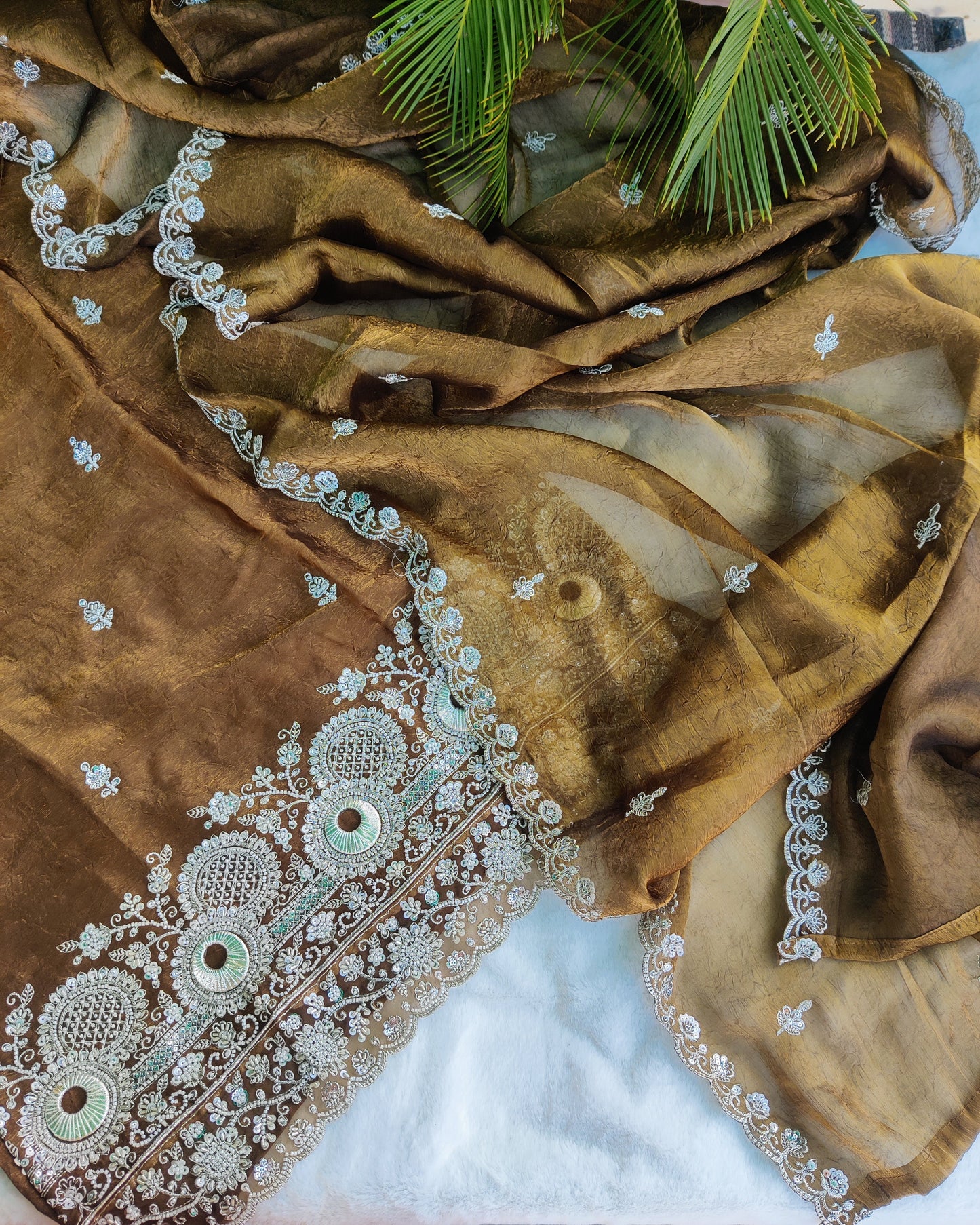 Zareen Soft Fendi Silk- Set 04