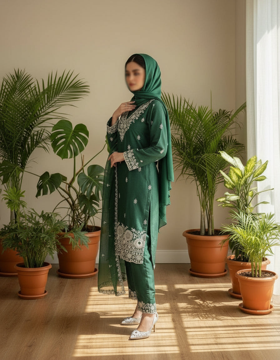 Zareen Soft Fendi Silk-Set 02