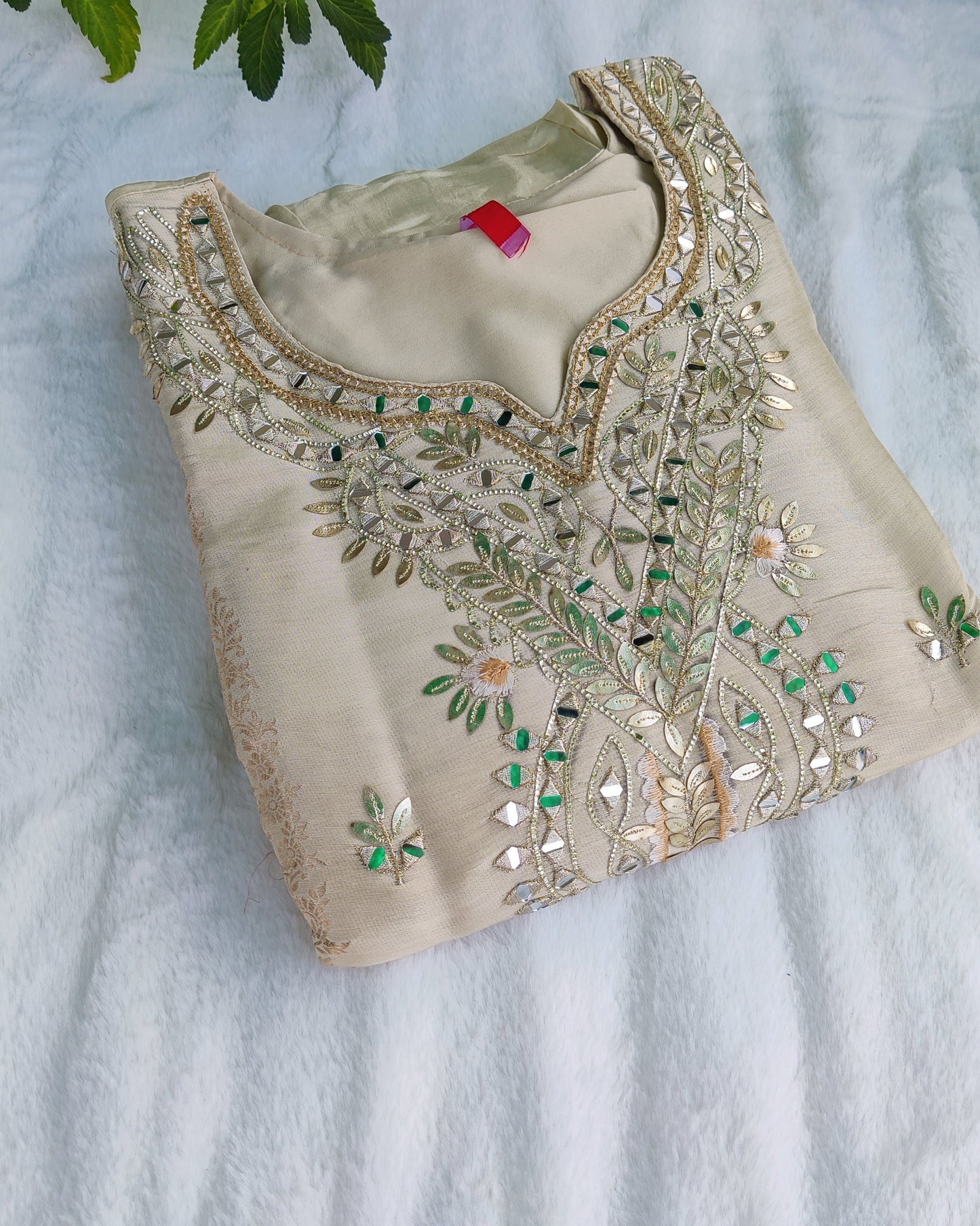 Mishaal Ivory Luxe Suit Set
