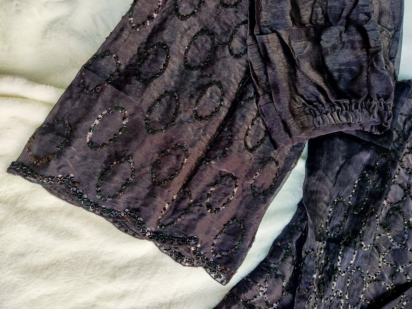 Zara Fendi Silk Suit Set-01