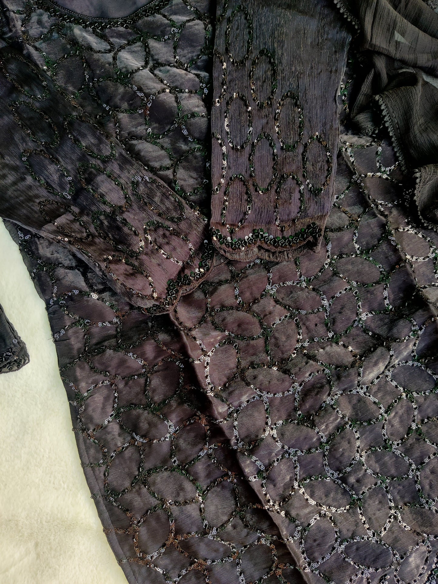 Zara Fendi Silk Suit Set-01