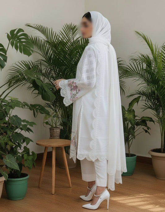 Zehen PInk Petals Suit Set-01