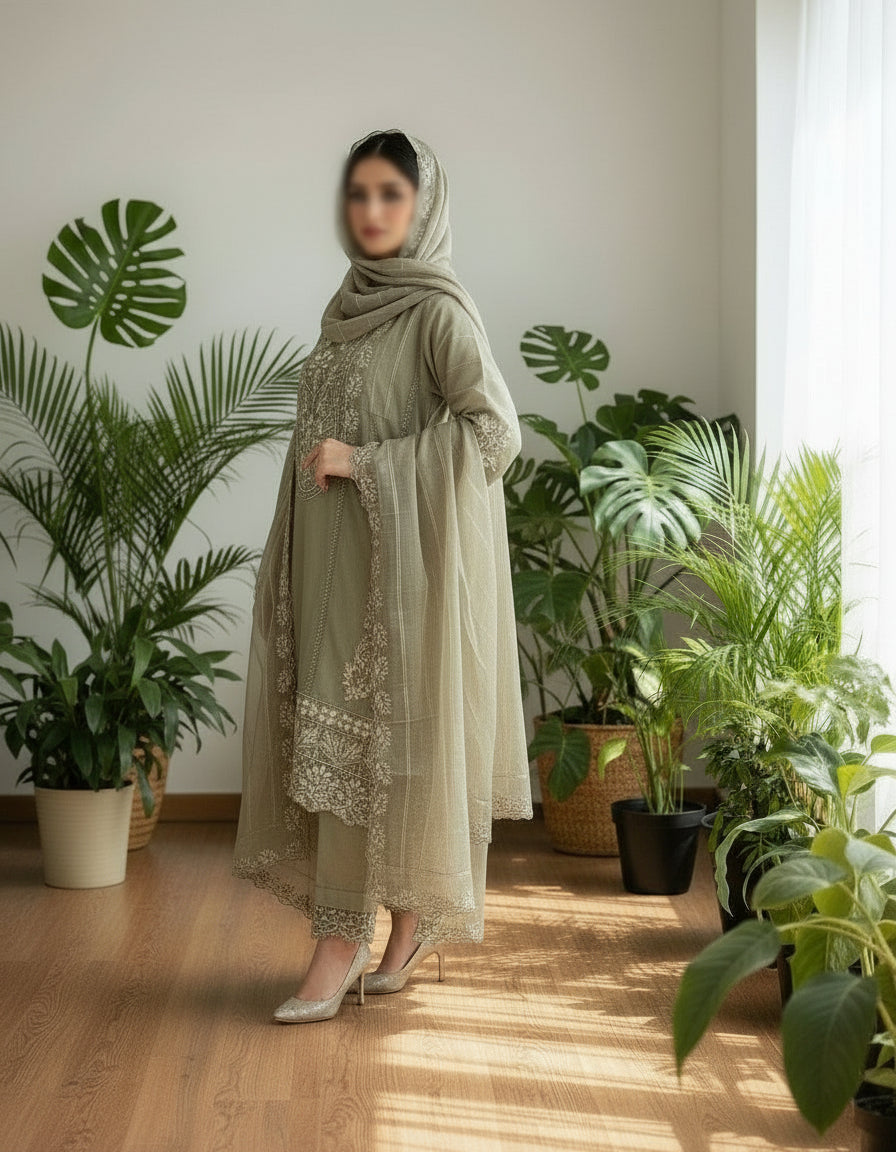 Inara Olive Royale Suit Set