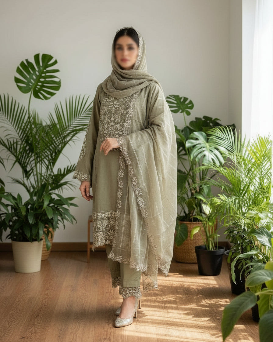 Inara Olive Royale Suit Set