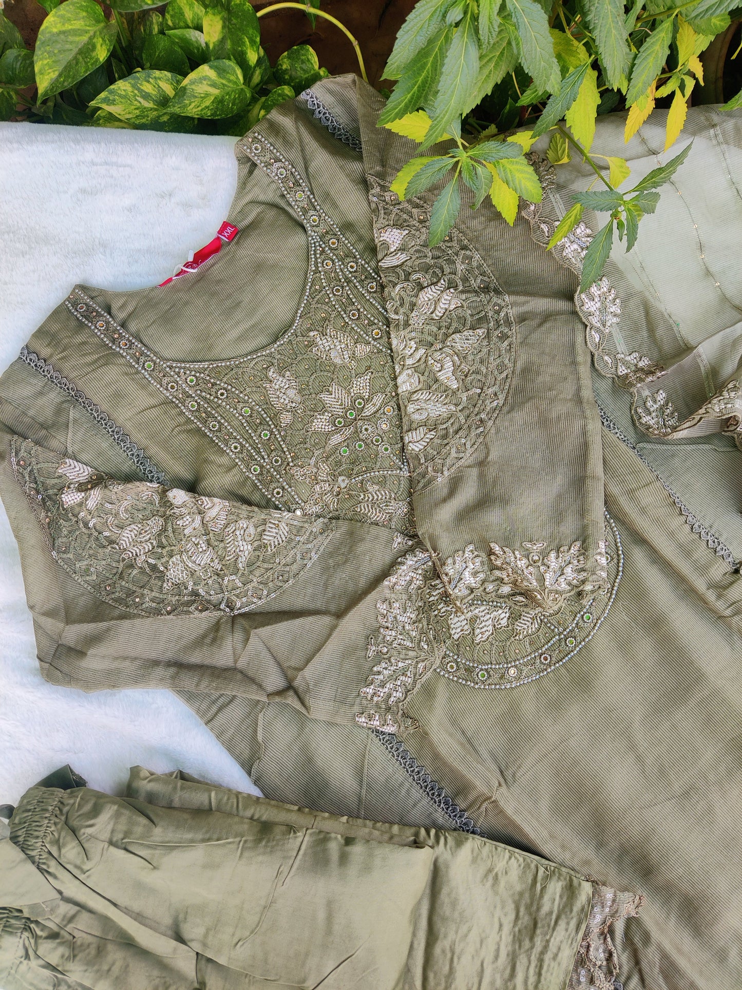 Inara Olive Royale Suit Set