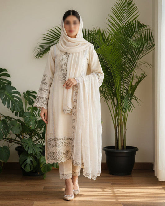 Inara Cream Royale Suit Set