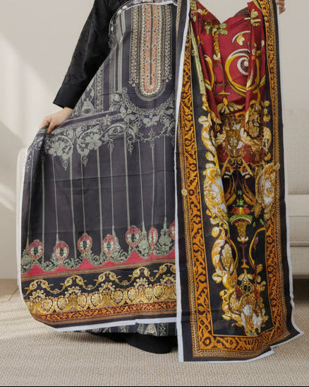 Pakistani Unstitched Lawn Suit- 03