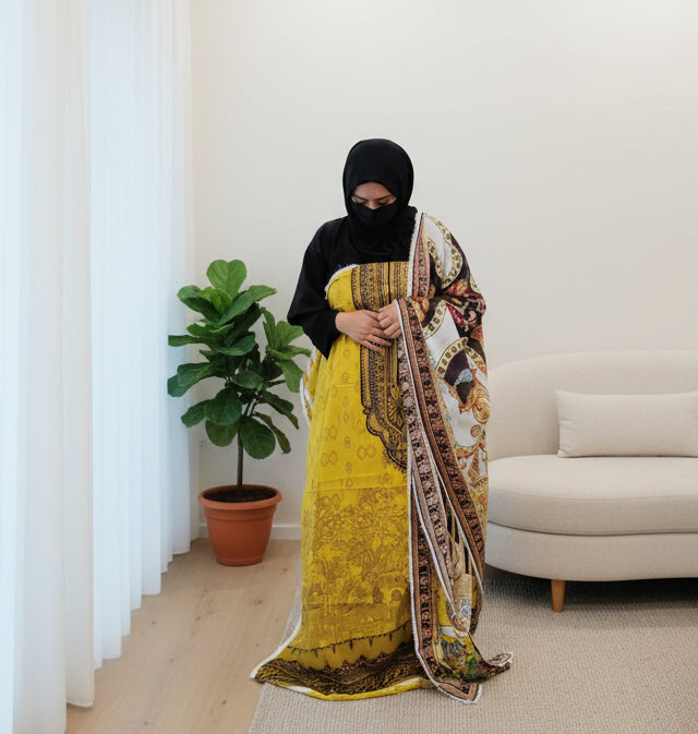 Pakistani Unstitched Lawn suit- 11