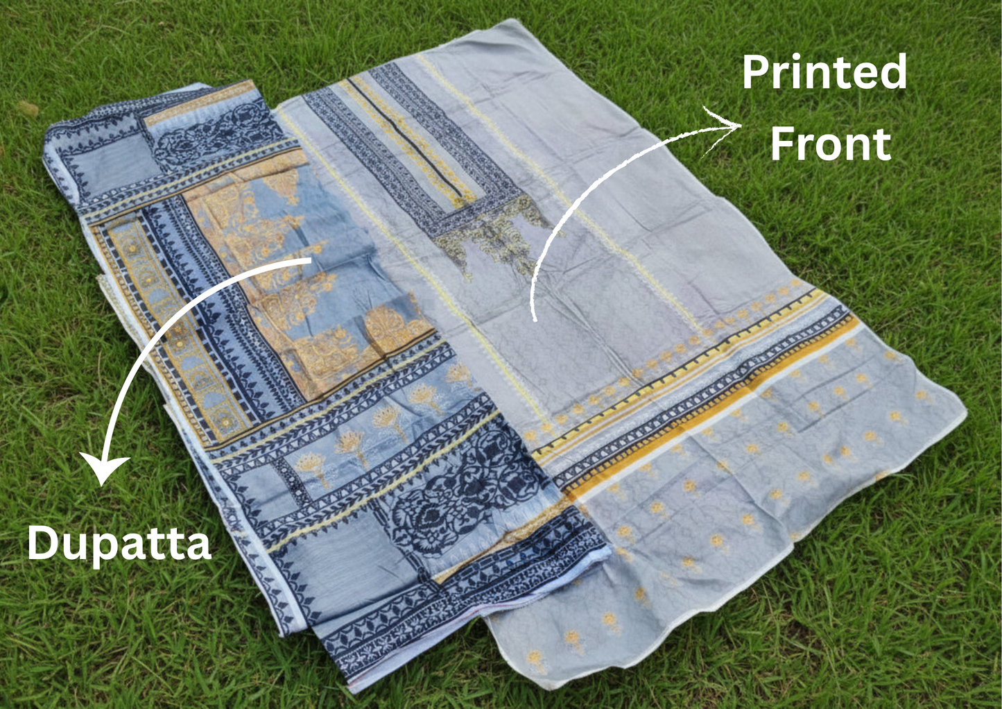 Pakistani Unstitched Lawn Suit- 04