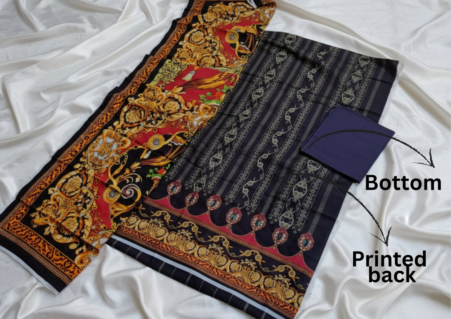Pakistani Unstitched Lawn Suit- 03